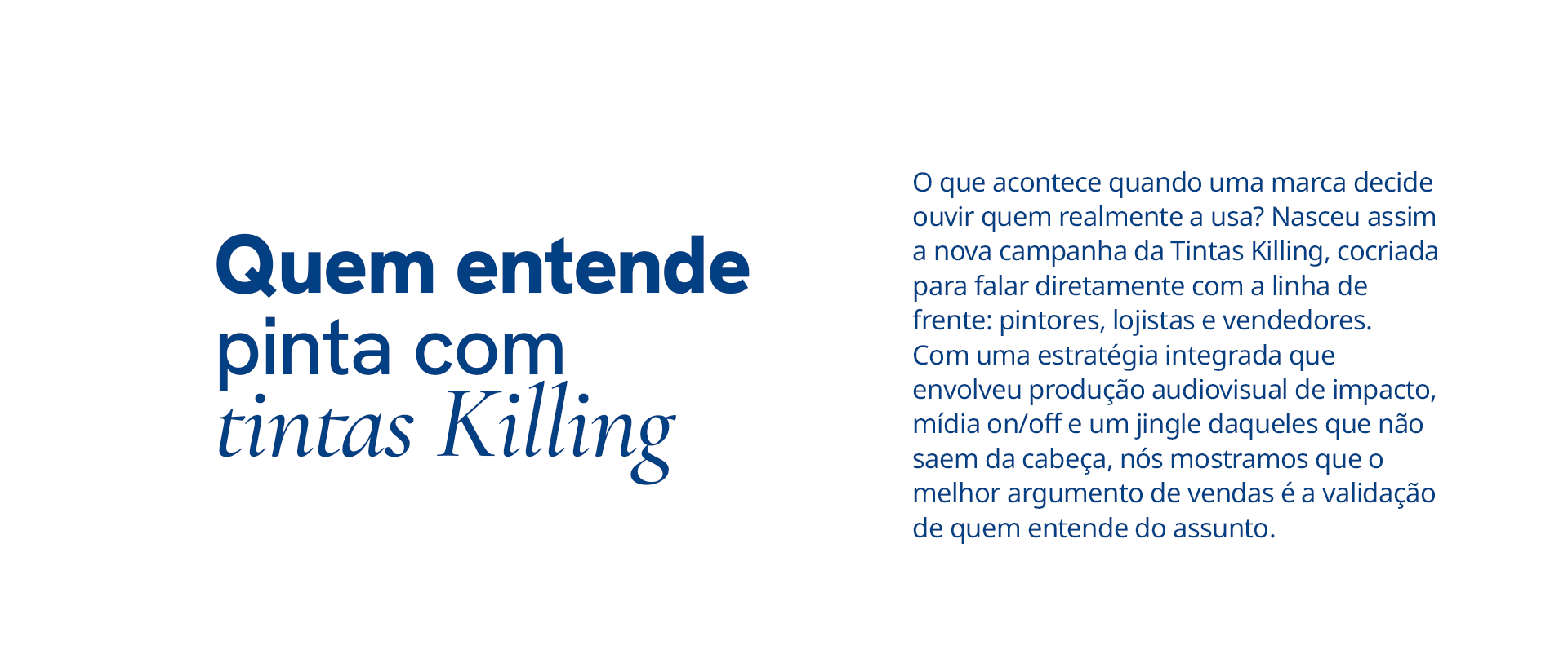 Tintas Killing - Parte 2